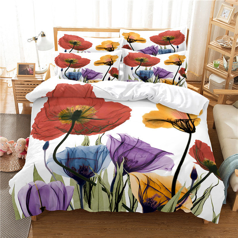 Digital Bedding Three Piece Set