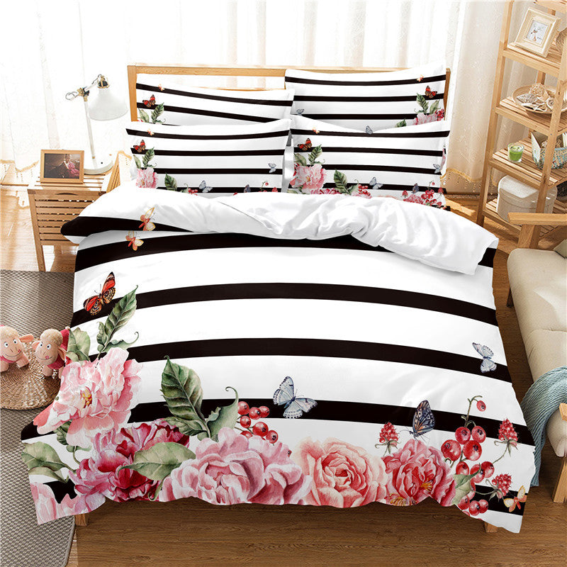 Digital Bedding Three Piece Set