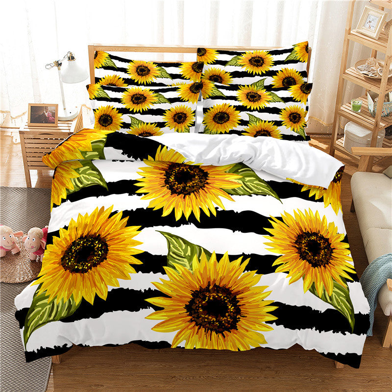 Digital Bedding Three Piece Set