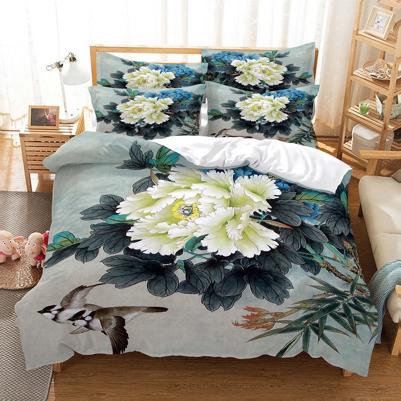 Digital Bedding Three Piece Set