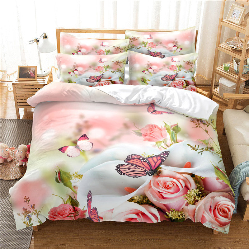 Digital Bedding Three Piece Set