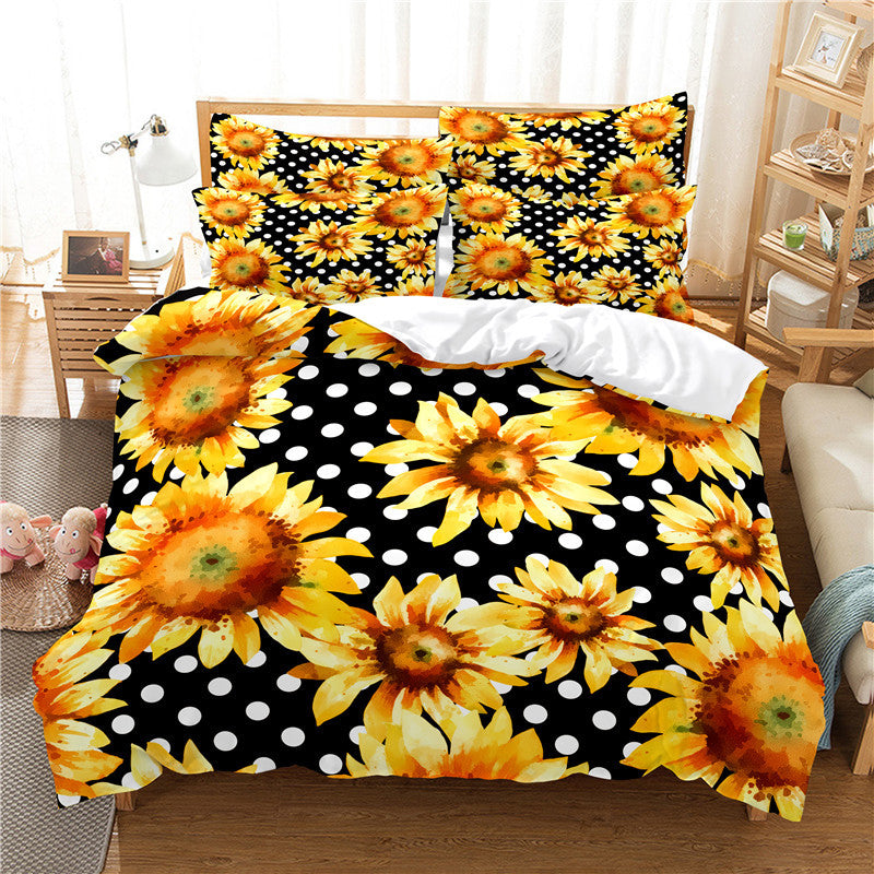 Digital Bedding Three Piece Set