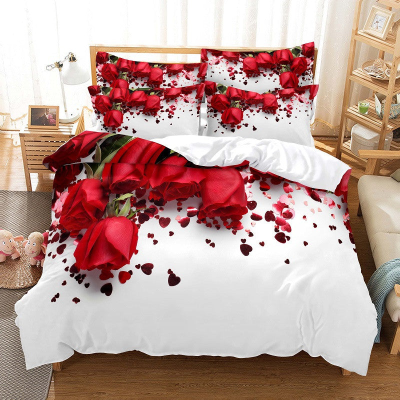 Digital Bedding Three Piece Set